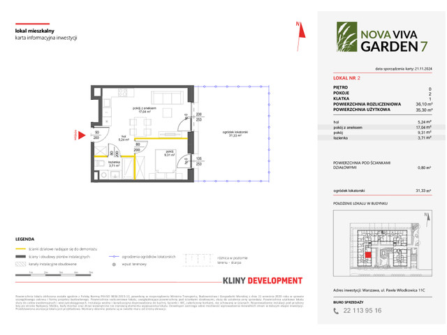 Mieszkanie w inwestycji NOVA VIVA GARDEN, symbol 7_A_2 » nportal.pl