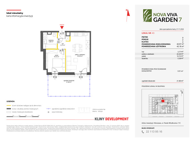 Mieszkanie w inwestycji NOVA VIVA GARDEN, symbol 7_A_43 » nportal.pl