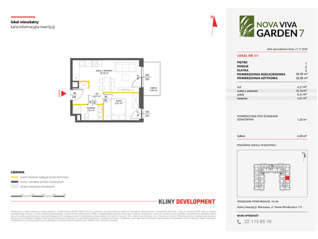 Mieszkanie w inwestycji NOVA VIVA GARDEN, symbol 7_A_64 » nportal.pl