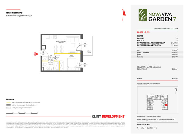 Mieszkanie w inwestycji NOVA VIVA GARDEN, symbol 7_A_65 » nportal.pl