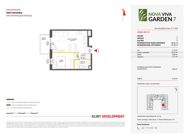 Mieszkanie w inwestycji NOVA VIVA GARDEN, symbol 7_A_68 » nportal.pl