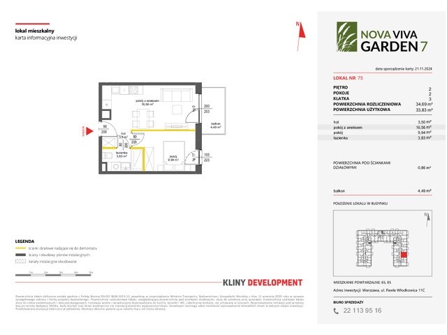 Mieszkanie w inwestycji NOVA VIVA GARDEN, symbol 7_A_75 » nportal.pl