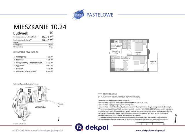 Mieszkanie w inwestycji Osiedle Pastelowe etap III, symbol 10.24 » nportal.pl