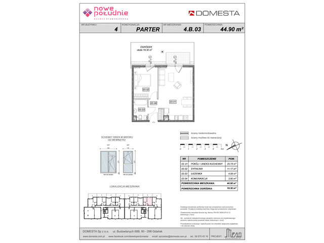 Mieszkanie w inwestycji Nowe Południe, symbol 4.B.03 » nportal.pl