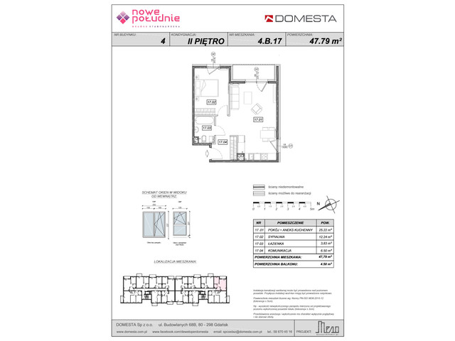 Mieszkanie w inwestycji Nowe Południe, symbol 4.B.17 » nportal.pl