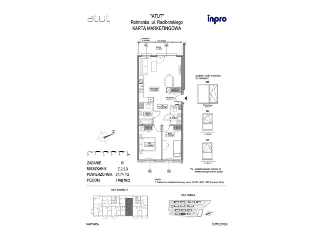 Mieszkanie w inwestycji Atut, symbol E.2.2.3 » nportal.pl
