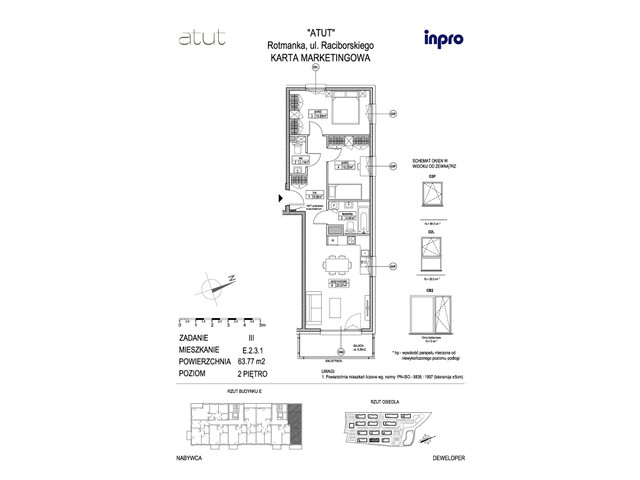 Mieszkanie w inwestycji Atut, symbol E.2.3.1 » nportal.pl
