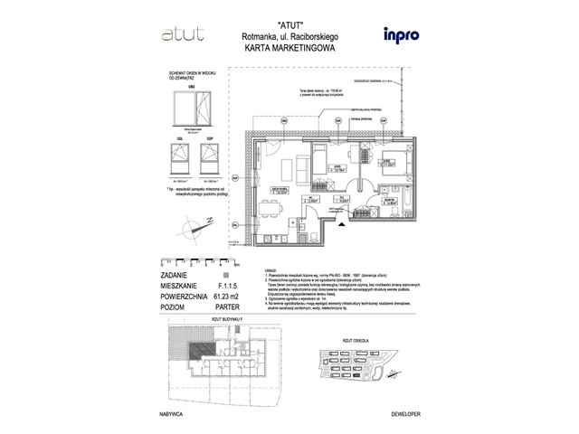 Mieszkanie w inwestycji Atut, symbol F.1.1.5 » nportal.pl