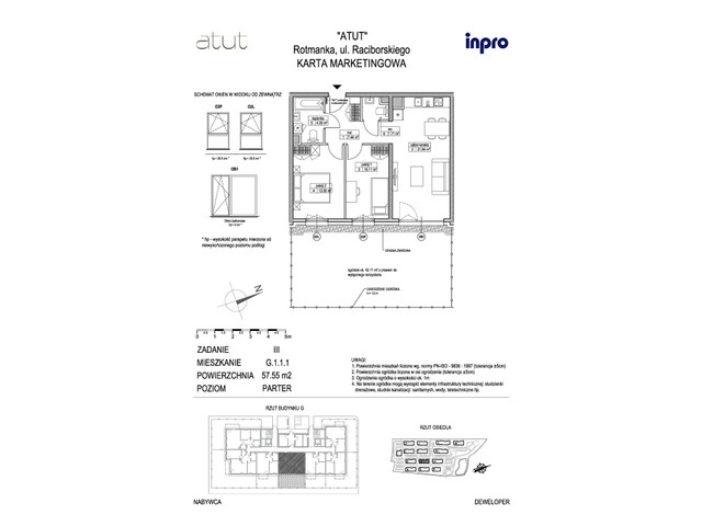 Mieszkanie w inwestycji Atut, symbol G.1.1.1 » nportal.pl