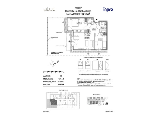 Mieszkanie w inwestycji Atut, symbol G.1.1.3 » nportal.pl