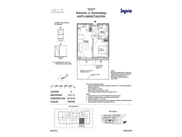 Mieszkanie w inwestycji Atut, symbol G.2.1.3 » nportal.pl