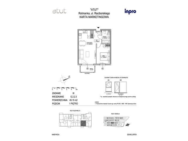 Mieszkanie w inwestycji Atut, symbol G.2.2.3 » nportal.pl