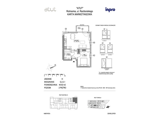 Mieszkanie w inwestycji Atut, symbol G.2.3.1 » nportal.pl