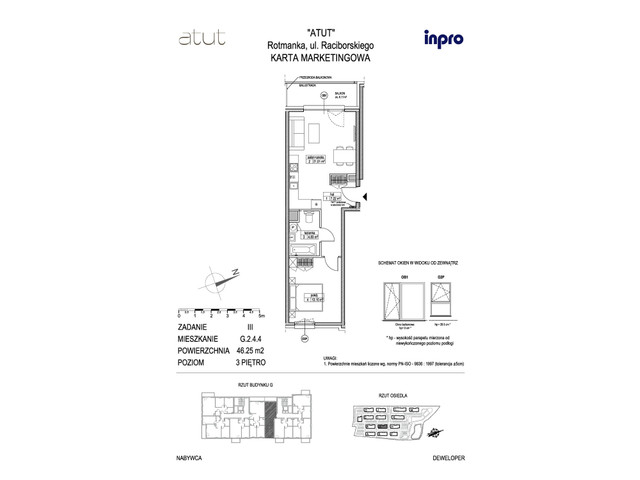 Mieszkanie w inwestycji Atut, symbol G.2.4.4 » nportal.pl