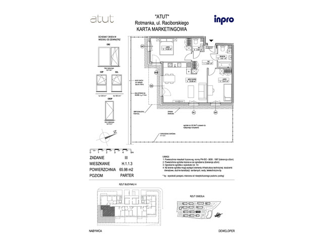 Mieszkanie w inwestycji Atut, symbol H.1.1.3 » nportal.pl