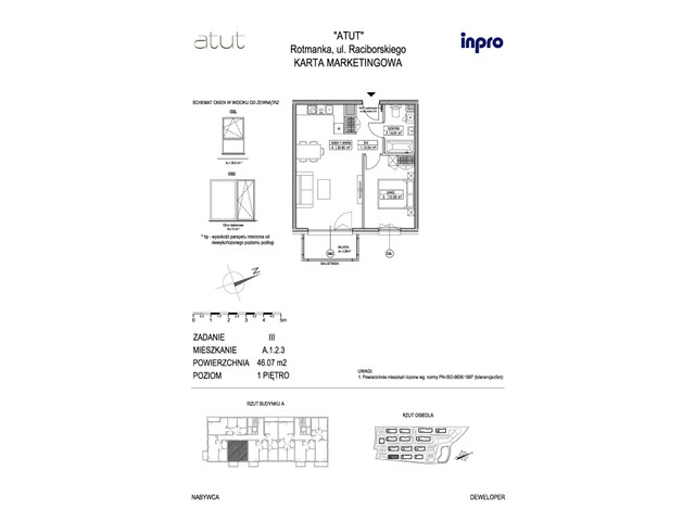 Mieszkanie w inwestycji Atut, symbol A.1.2.3 » nportal.pl