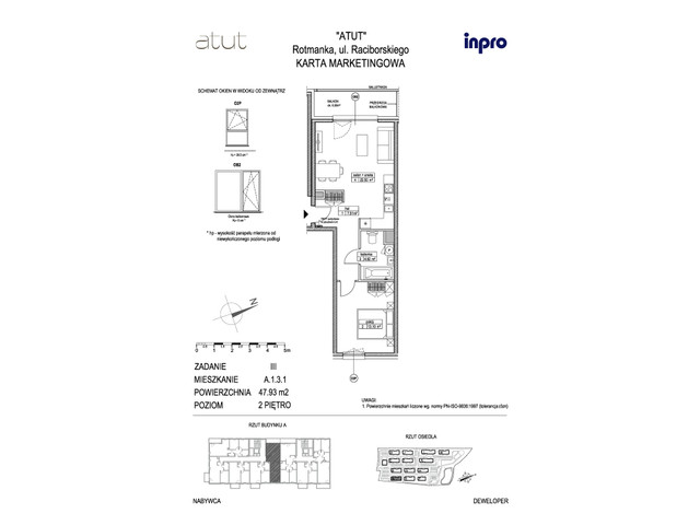 Mieszkanie w inwestycji Atut, symbol A.1.3.1 » nportal.pl