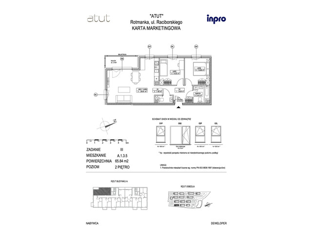 Mieszkanie w inwestycji Atut, symbol A.1.3.5 » nportal.pl
