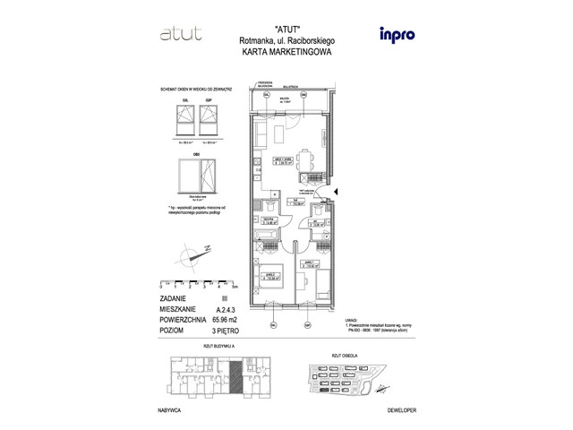 Mieszkanie w inwestycji Atut, symbol A.2.4.3 » nportal.pl