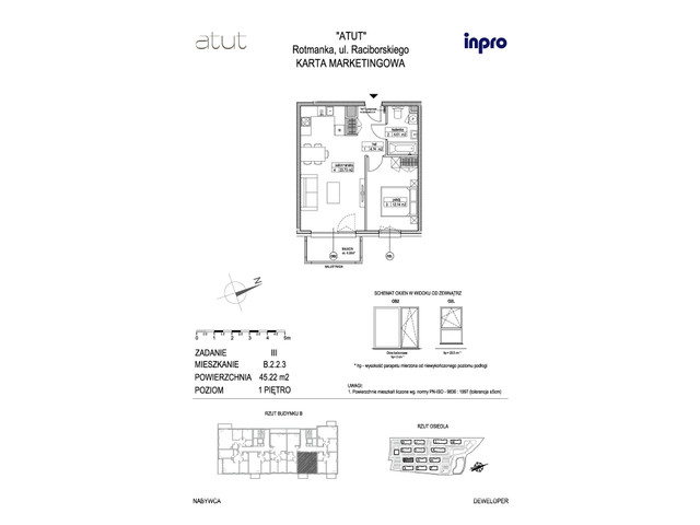 Mieszkanie w inwestycji Atut, symbol B.2.2.3 » nportal.pl