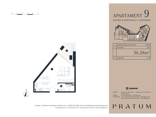 Mieszkanie w inwestycji Pratum Apartamenty Etap I, symbol A9 » nportal.pl