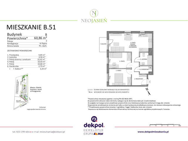 Mieszkanie w inwestycji Neo Jasień, budynek Rezerwacja, symbol B.51 » nportal.pl