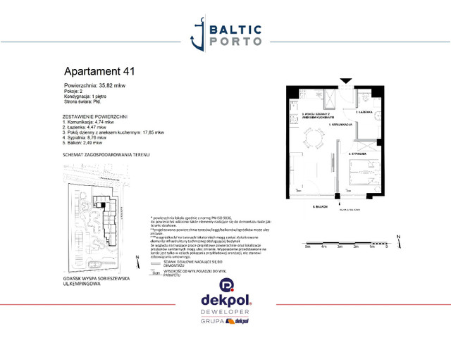 Mieszkanie w inwestycji Baltic Porto, symbol M41 » nportal.pl