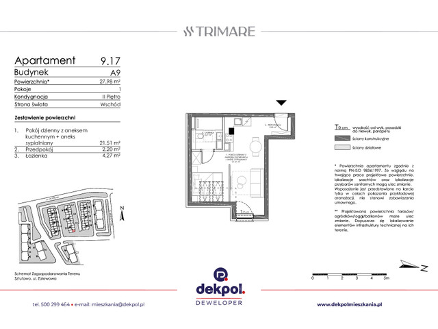 Mieszkanie w inwestycji TRIMARE, budynek Rezerwacja, symbol 9.17 » nportal.pl