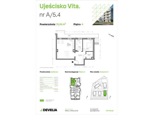 Mieszkanie w inwestycji Ujeścisko Vita, symbol A/5.4 » nportal.pl