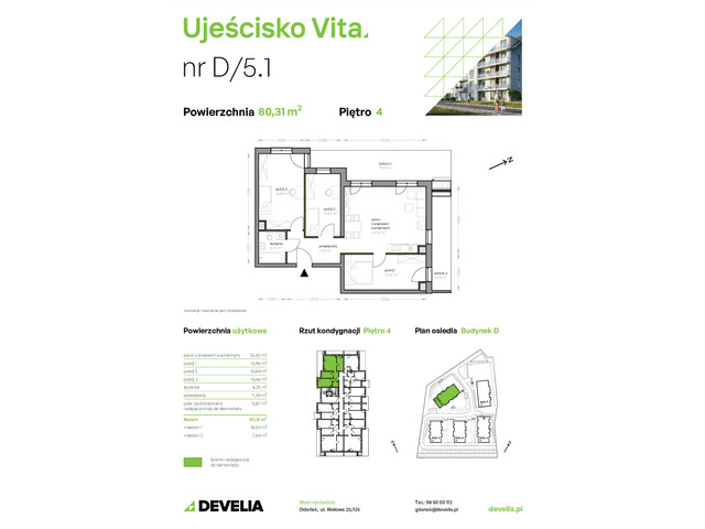 Mieszkanie w inwestycji Ujeścisko Vita, symbol D/5.1 » nportal.pl