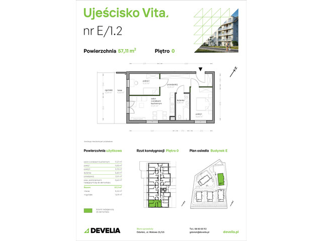Mieszkanie w inwestycji Ujeścisko Vita, symbol E/1.2 » nportal.pl