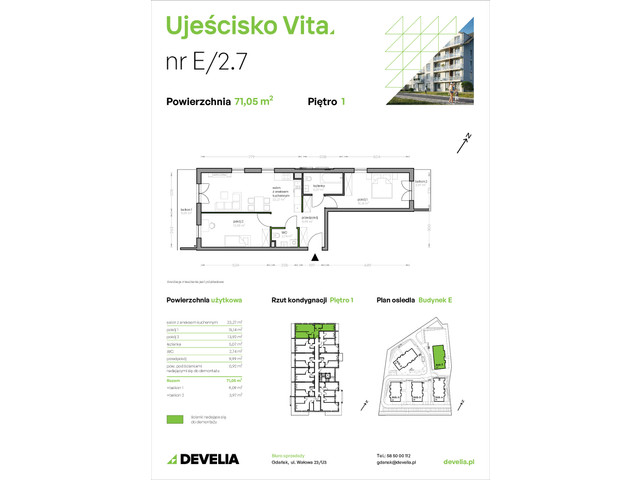 Mieszkanie w inwestycji Ujeścisko Vita, symbol E/2.7 » nportal.pl