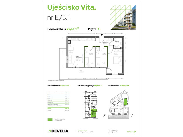 Mieszkanie w inwestycji Ujeścisko Vita, symbol E/5.1 » nportal.pl