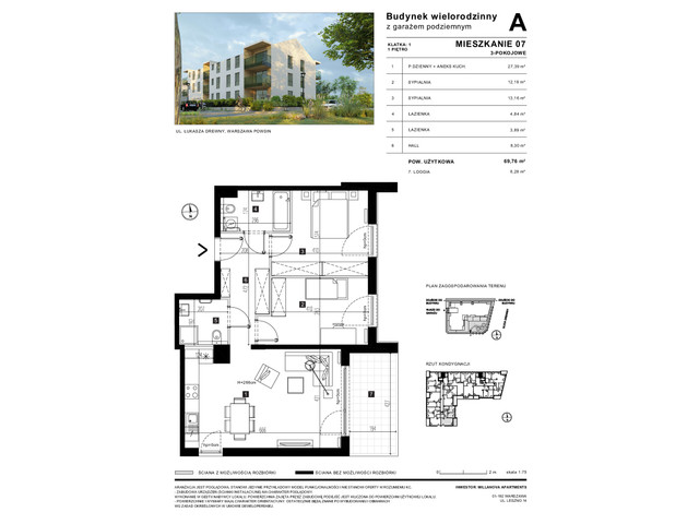 Mieszkanie w inwestycji Millanova Apartments, symbol A.1.7 » nportal.pl