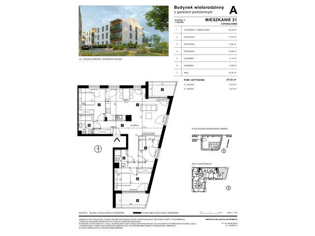 Mieszkanie w inwestycji Millanova Apartments, symbol A.1.21 » nportal.pl