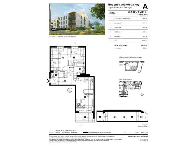 Mieszkanie w inwestycji Millanova Apartments, symbol A.2.11 » nportal.pl