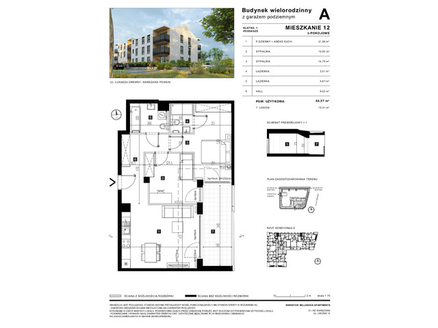 Mieszkanie w inwestycji Millanova Apartments, symbol A.2.12 » nportal.pl