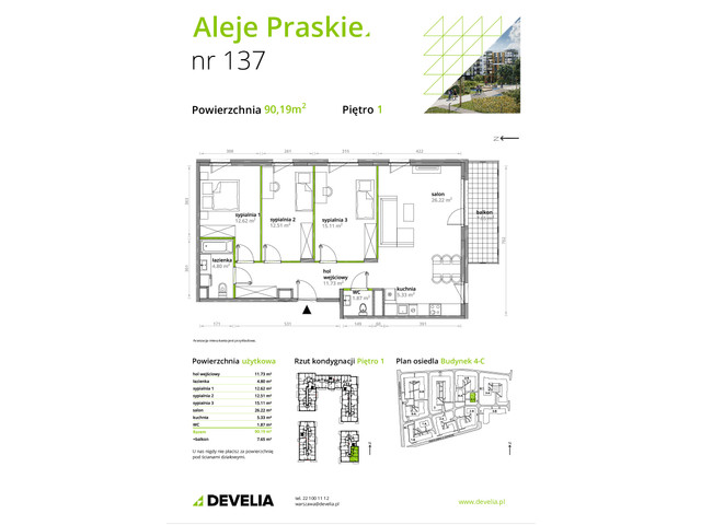 Mieszkanie w inwestycji Aleje Praskie, symbol 137/4C » nportal.pl