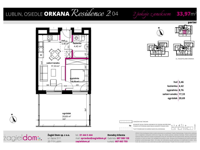 Mieszkanie w inwestycji ORKANA RESIDENCE II, symbol D-LO2-LM-04 » nportal.pl