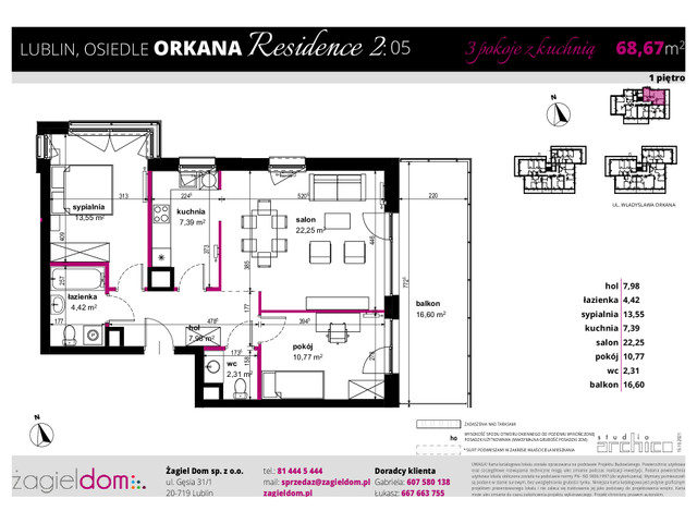 Mieszkanie w inwestycji ORKANA RESIDENCE II, symbol D-LO2-LM-05 » nportal.pl