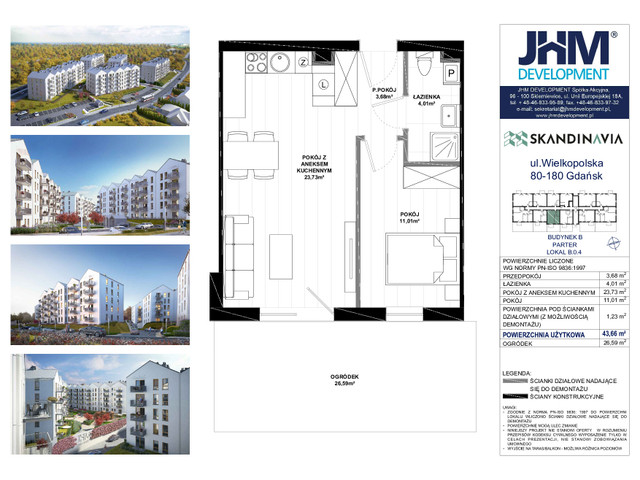 Mieszkanie w inwestycji Skandinavia, symbol B.0.4 » nportal.pl