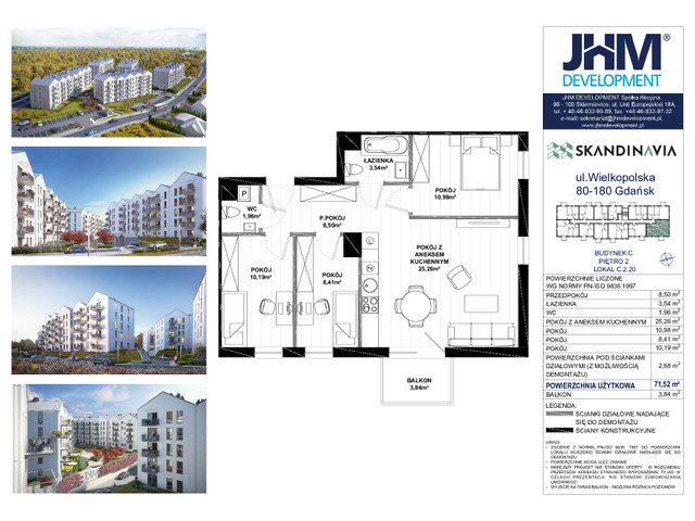 Mieszkanie w inwestycji Skandinavia, symbol C.2.20 » nportal.pl