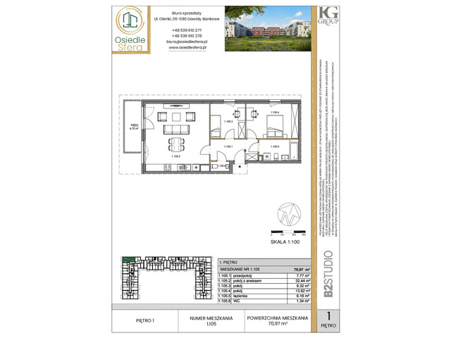 Mieszkanie w inwestycji Osiedle Sfera, symbol 105 » nportal.pl