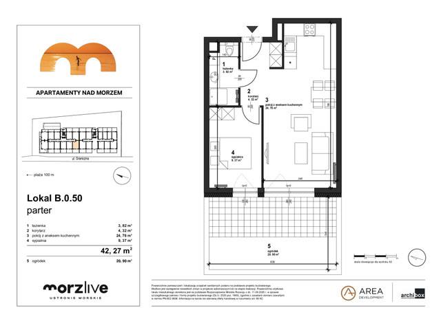 Mieszkanie w inwestycji Morzlive, symbol B.0.50 » nportal.pl