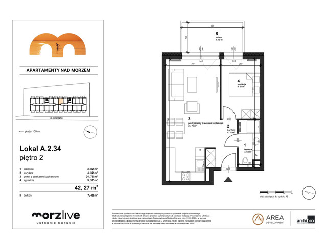 Mieszkanie w inwestycji Morzlive, symbol A.2.34 » nportal.pl