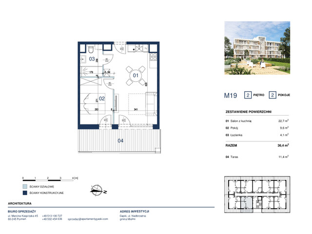 Mieszkanie w inwestycji Apartamenty Gąski, symbol 19 » nportal.pl