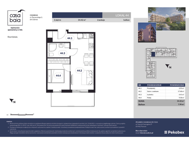 Komercyjne w inwestycji Casa Baia, symbol 44 » nportal.pl