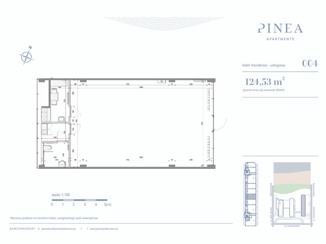 Komercyjne w inwestycji PINEA Apartments | Apartamenty tuż pr..., symbol L004 » nportal.pl