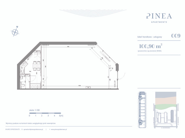 Komercyjne w inwestycji PINEA Apartments | Apartamenty tuż pr..., symbol L009 » nportal.pl