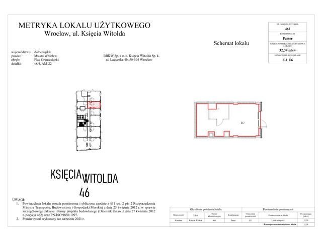 Komercyjne w inwestycji Księcia Witolda 46, symbol E.1.U6 » nportal.pl